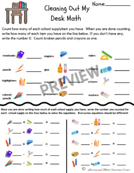 Classroom Cleanup Fun resource cover